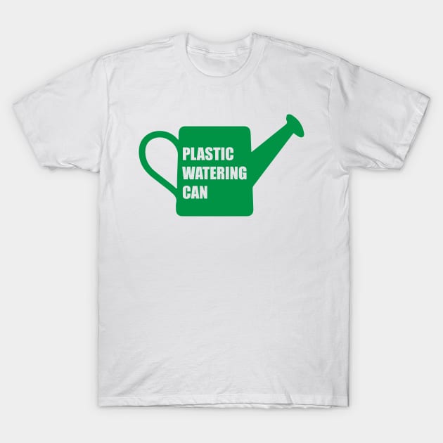 Green - plastic watering can (For a fake Chinese rubber plant) T-Shirt by FOGSJ